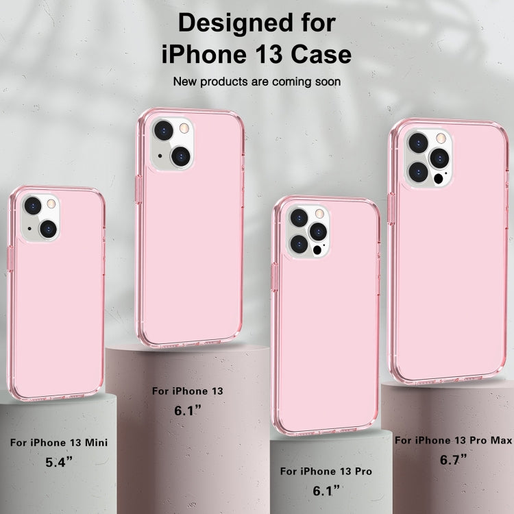 For iPhone 13 mini Shockproof Terminator Style Transparent Protective Case