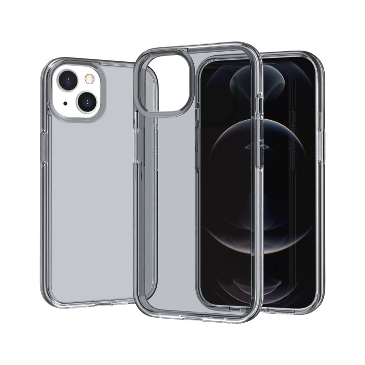 For iPhone 13 mini Shockproof Terminator Style Transparent Protective Case
