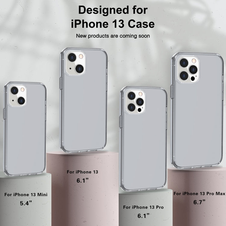 For iPhone 13 mini Shockproof Terminator Style Transparent Protective Case