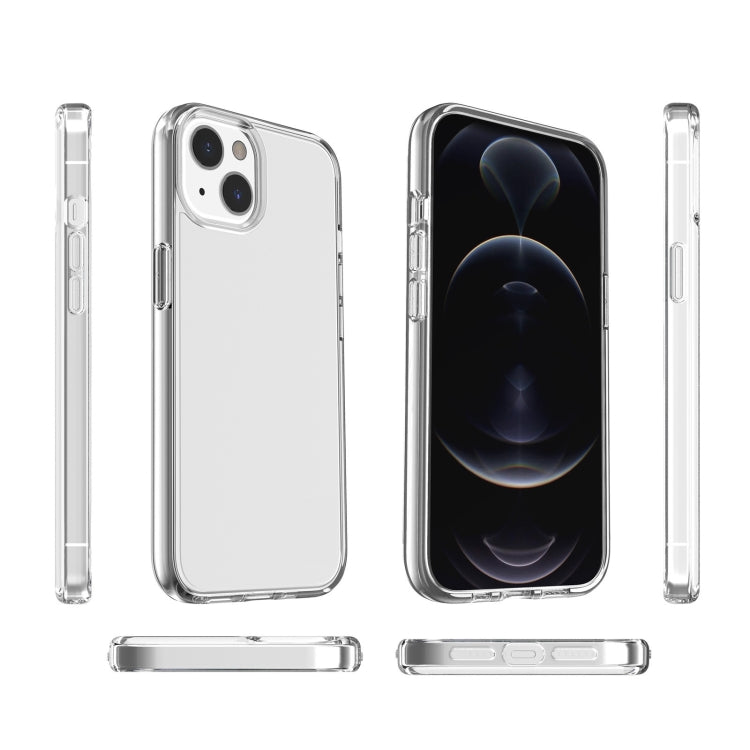 For iPhone 13 mini Shockproof Terminator Style Transparent Protective Case