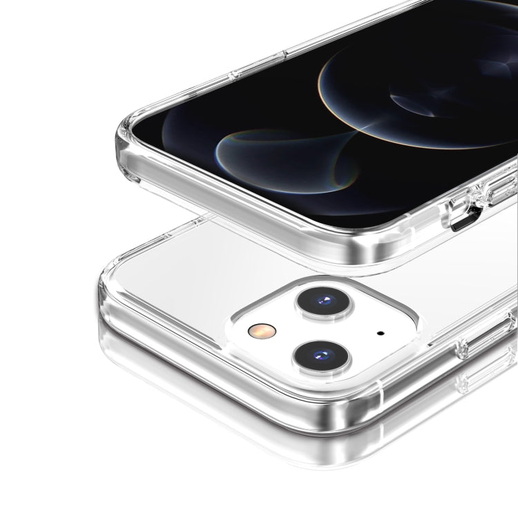 For iPhone 13 mini Shockproof Terminator Style Transparent Protective Case
