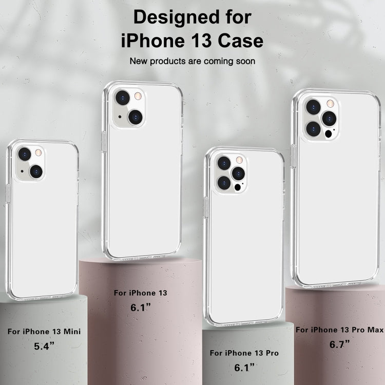 For iPhone 13 mini Shockproof Terminator Style Transparent Protective Case