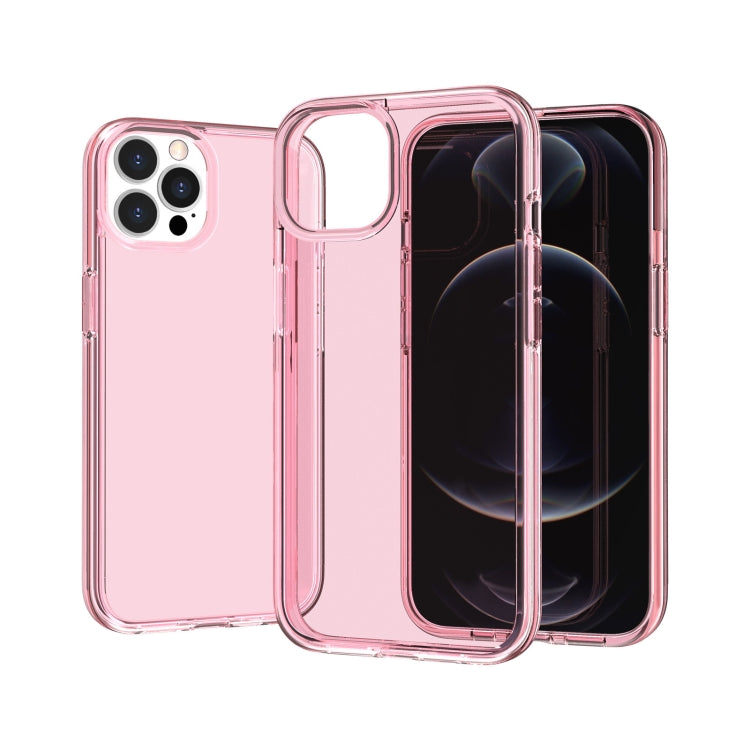 For iPhone 13 Pro Shockproof Terminator Style Transparent Protective Case