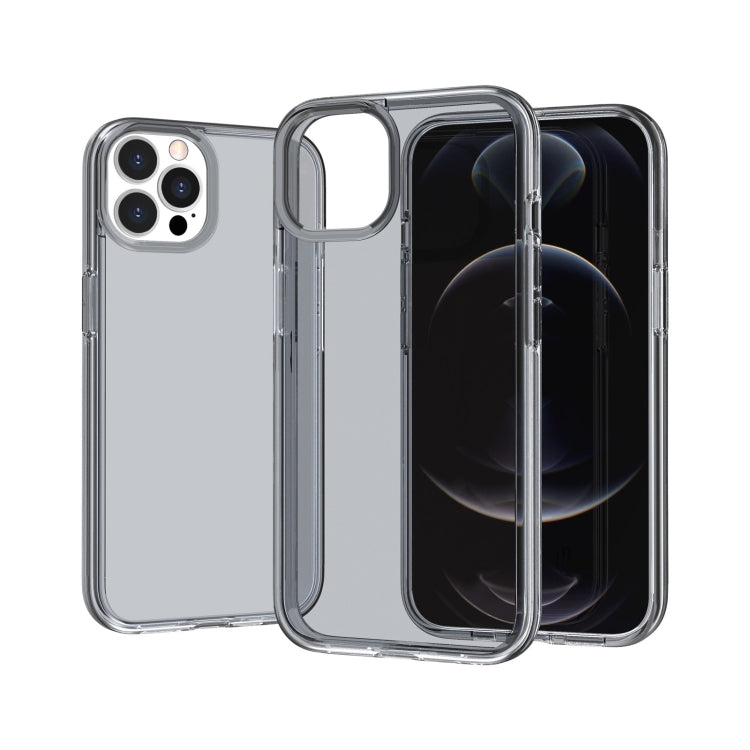 For iPhone 13 Pro Max Shockproof Terminator Style Transparent Protective Case