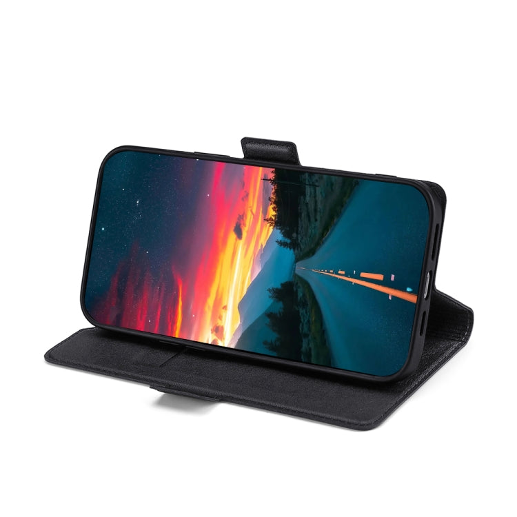 For Samsung Galaxy F52 5G Ultra-thin Voltage Side Buckle PU + TPU Horizontal Flip Leather Case with Holder & Card Slot