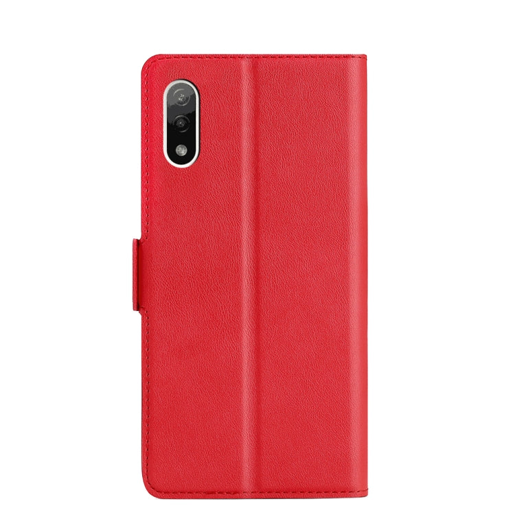 For Sony Xperia ACE II Ultra-thin Voltage Side Buckle PU + TPU Horizontal Flip Leather Case with Holder & Card Slot