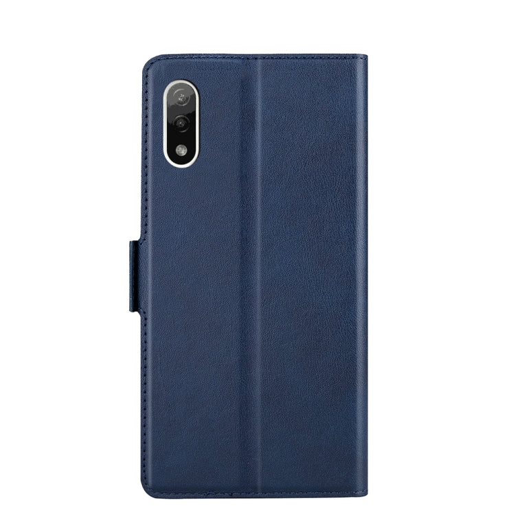 For Sony Xperia ACE II Ultra-thin Voltage Side Buckle PU + TPU Horizontal Flip Leather Case with Holder & Card Slot