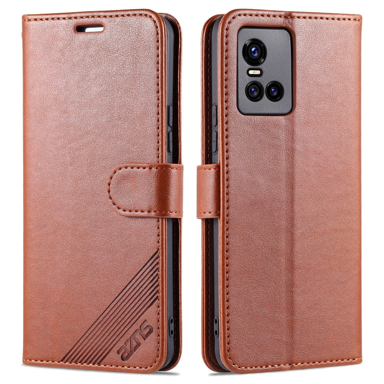 For vivo S10 / S10 Pro AZNS Sheepskin Texture Horizontal Flip Leather Case with Holder & Card Slots & Wallet