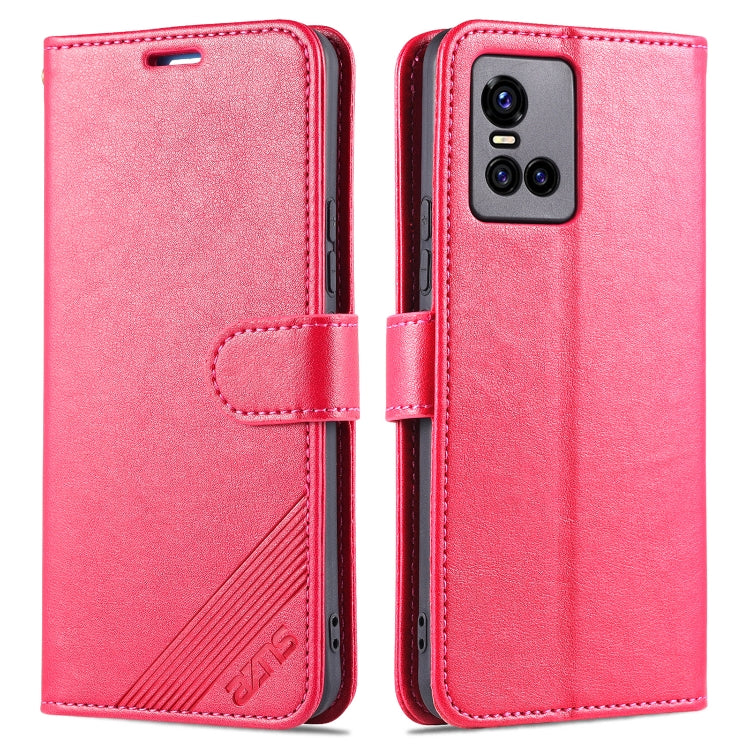 For vivo S10 / S10 Pro AZNS Sheepskin Texture Horizontal Flip Leather Case with Holder & Card Slots & Wallet