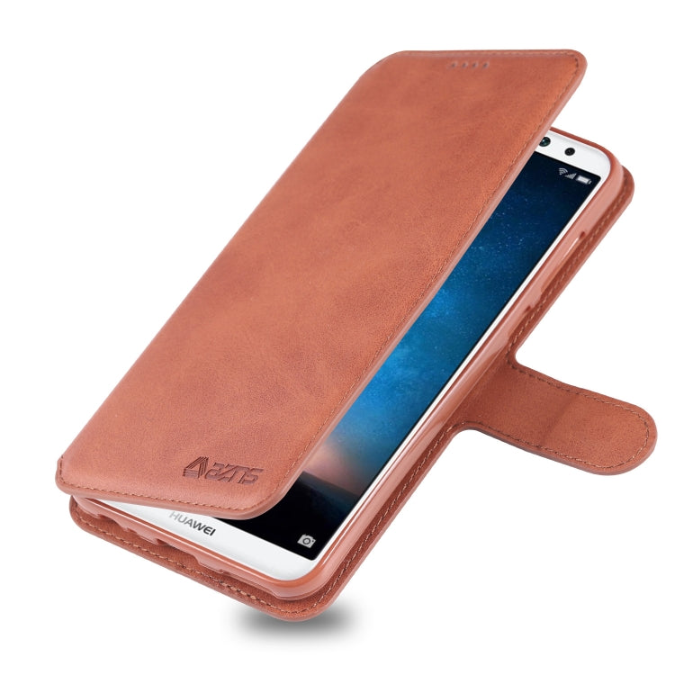 For Huawei Mate10 Lite / Maimang 6 AZNS Calf Texture Magnetic Horizontal Flip PU Leather Case with Holder & Card Slots & Photo Frame