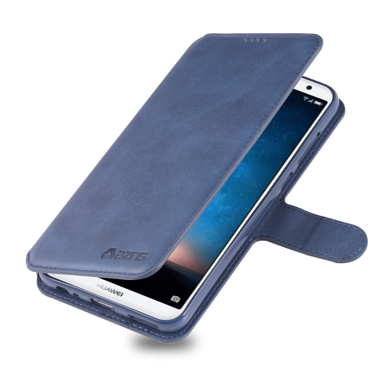 For Huawei Mate10 Lite / Maimang 6 AZNS Calf Texture Magnetic Horizontal Flip PU Leather Case with Holder & Card Slots & Photo Frame