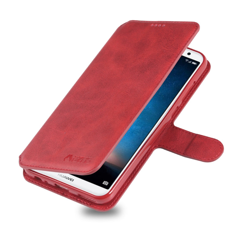 For Huawei Mate10 Lite / Maimang 6 AZNS Calf Texture Magnetic Horizontal Flip PU Leather Case with Holder & Card Slots & Photo Frame