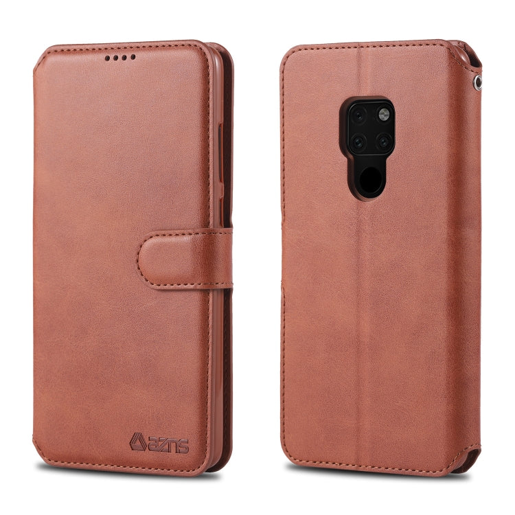 ForHuawei Mate 20 / 20X  AZNS Calf Texture Magnetic Horizontal Flip PU Leather Case with Holder & Card Slots & Photo Frame