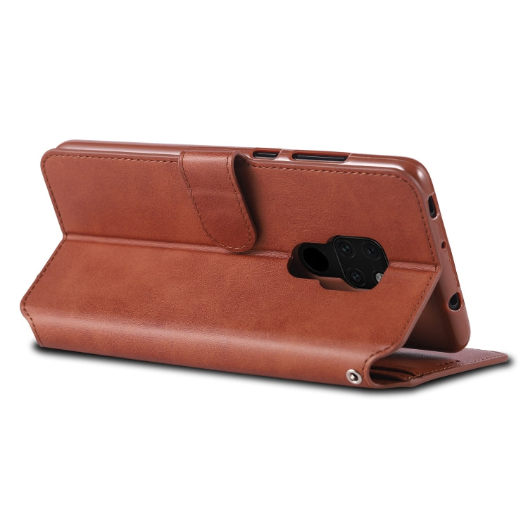 ForHuawei Mate 20 / 20X  AZNS Calf Texture Magnetic Horizontal Flip PU Leather Case with Holder & Card Slots & Photo Frame