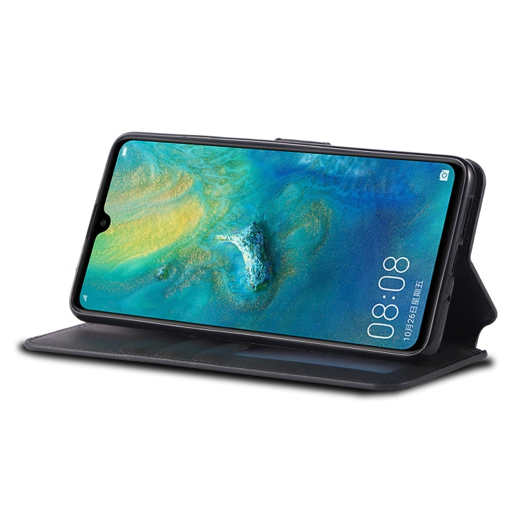 ForHuawei Mate 20 / 20X  AZNS Calf Texture Magnetic Horizontal Flip PU Leather Case with Holder & Card Slots & Photo Frame