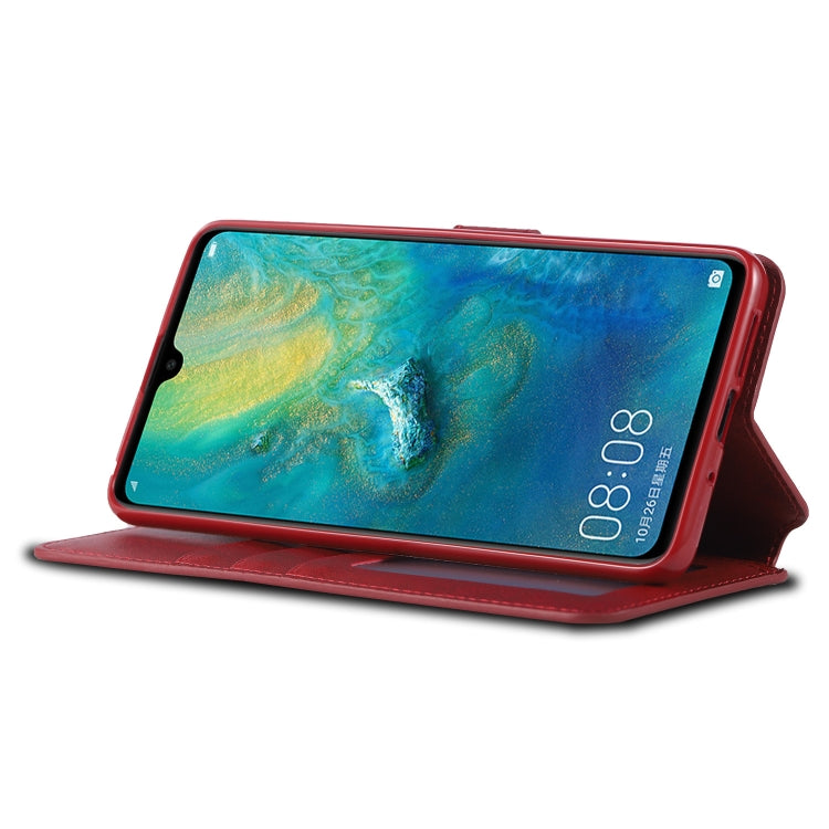ForHuawei Mate 20 / 20X  AZNS Calf Texture Magnetic Horizontal Flip PU Leather Case with Holder & Card Slots & Photo Frame