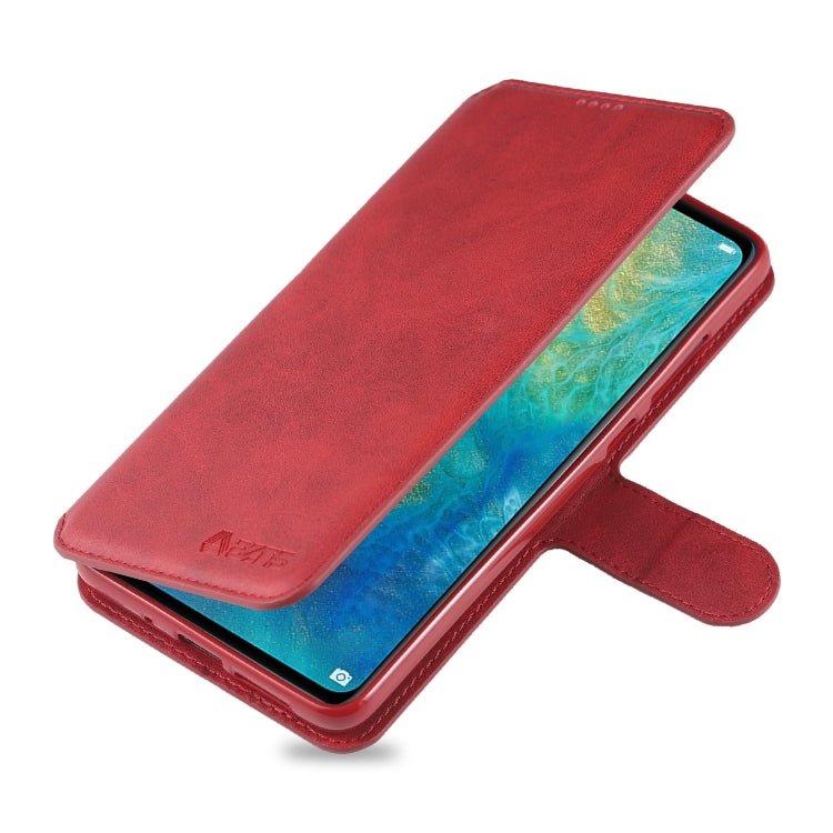 ForHuawei Mate 20 / 20X  AZNS Calf Texture Magnetic Horizontal Flip PU Leather Case with Holder & Card Slots & Photo Frame