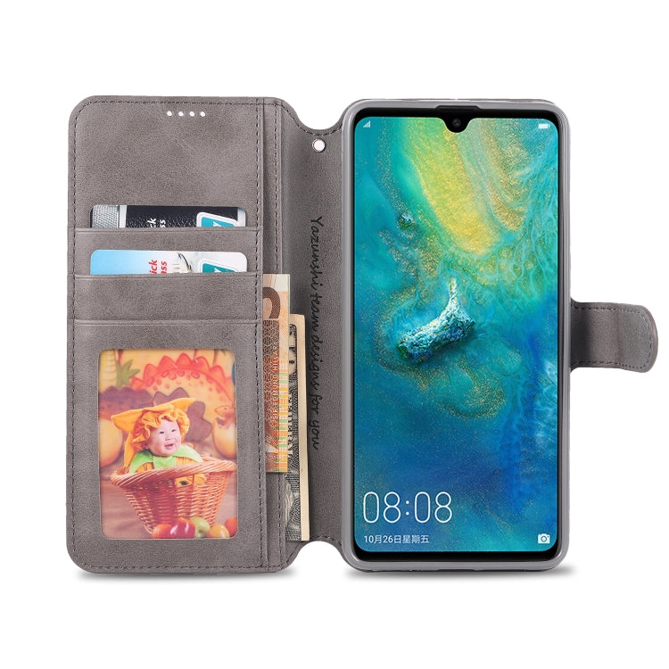 ForHuawei Mate 20 / 20X  AZNS Calf Texture Magnetic Horizontal Flip PU Leather Case with Holder & Card Slots & Photo Frame