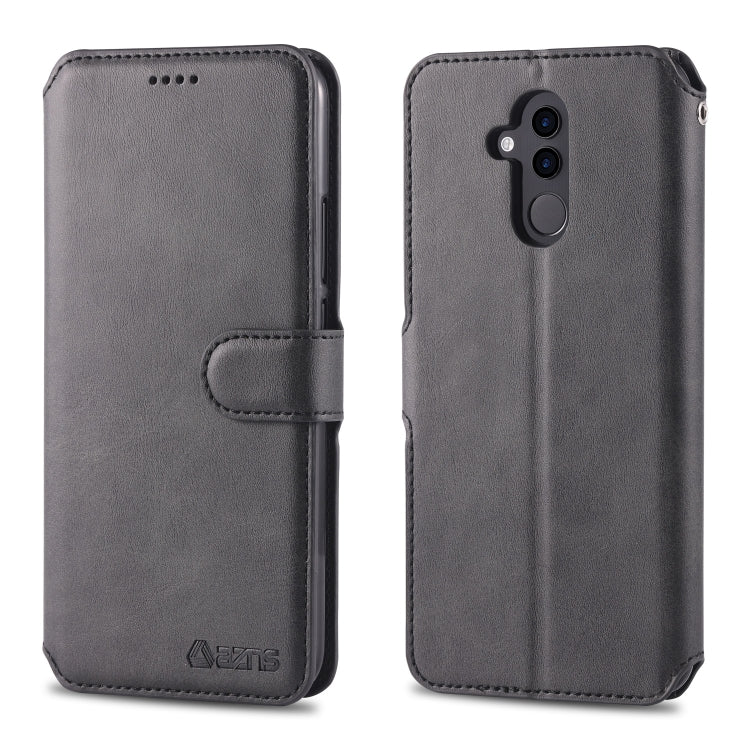 For Huawei Mate 20 Lite / Maimang 7 AZNS Calf Texture Magnetic Horizontal Flip PU Leather Case with Holder & Card Slots & Photo Frame