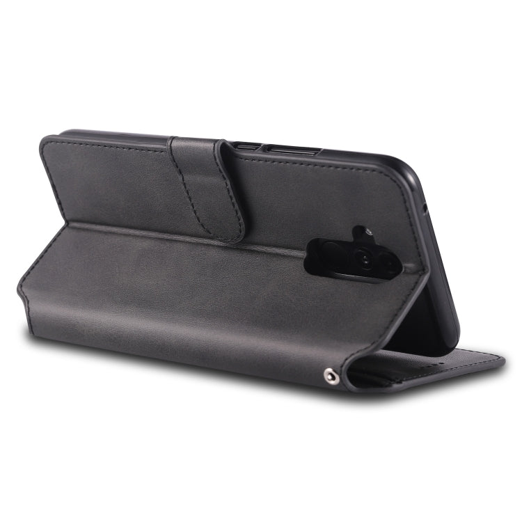 For Huawei Mate 20 Lite / Maimang 7 AZNS Calf Texture Magnetic Horizontal Flip PU Leather Case with Holder & Card Slots & Photo Frame