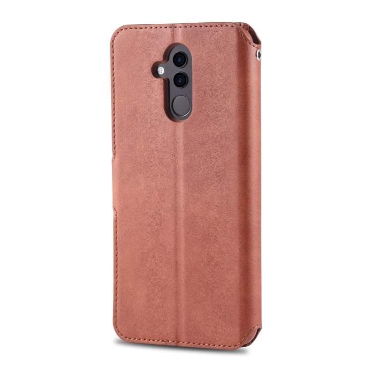 For Huawei Mate 20 Lite / Maimang 7 AZNS Calf Texture Magnetic Horizontal Flip PU Leather Case with Holder & Card Slots & Photo Frame