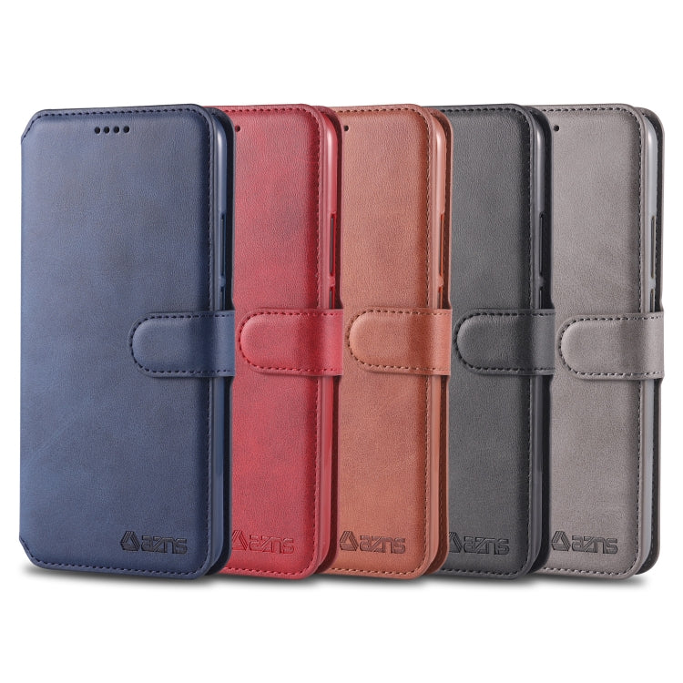 For Huawei Mate 20 Lite / Maimang 7 AZNS Calf Texture Magnetic Horizontal Flip PU Leather Case with Holder & Card Slots & Photo Frame