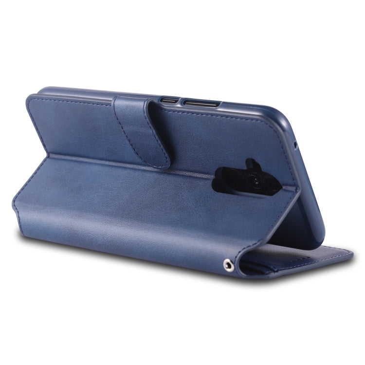 For Huawei Mate 20 Lite / Maimang 7 AZNS Calf Texture Magnetic Horizontal Flip PU Leather Case with Holder & Card Slots & Photo Frame