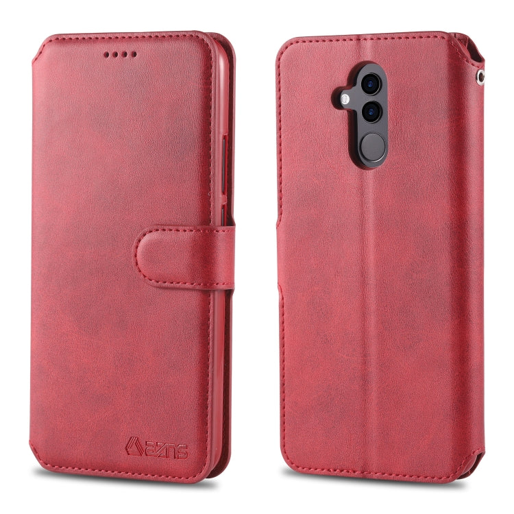 For Huawei Mate 20 Lite / Maimang 7 AZNS Calf Texture Magnetic Horizontal Flip PU Leather Case with Holder & Card Slots & Photo Frame