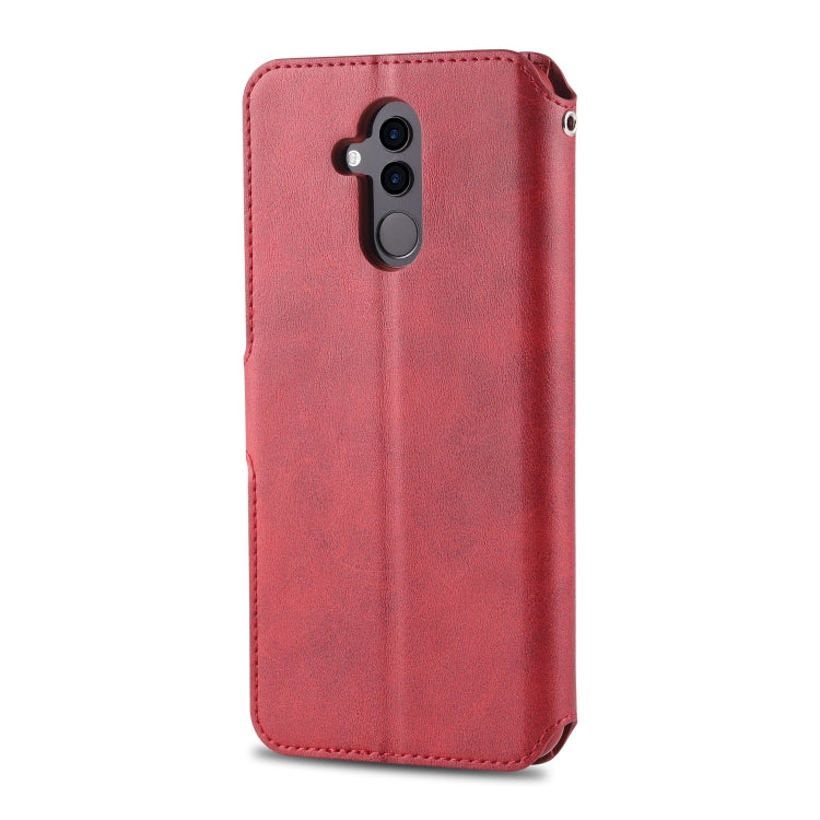 For Huawei Mate 20 Lite / Maimang 7 AZNS Calf Texture Magnetic Horizontal Flip PU Leather Case with Holder & Card Slots & Photo Frame