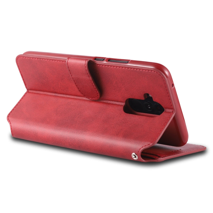 For Huawei Mate 20 Lite / Maimang 7 AZNS Calf Texture Magnetic Horizontal Flip PU Leather Case with Holder & Card Slots & Photo Frame