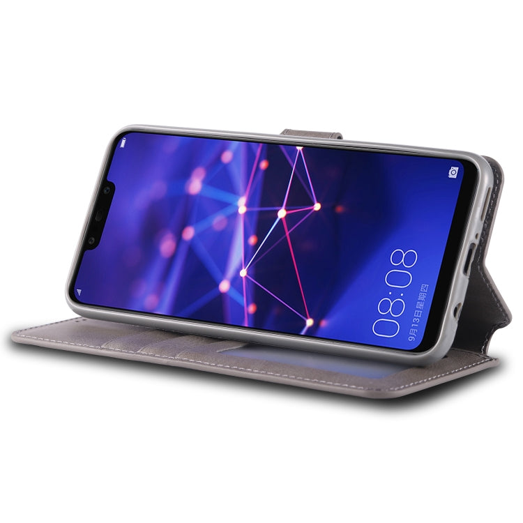 For Huawei Mate 20 Lite / Maimang 7 AZNS Calf Texture Magnetic Horizontal Flip PU Leather Case with Holder & Card Slots & Photo Frame