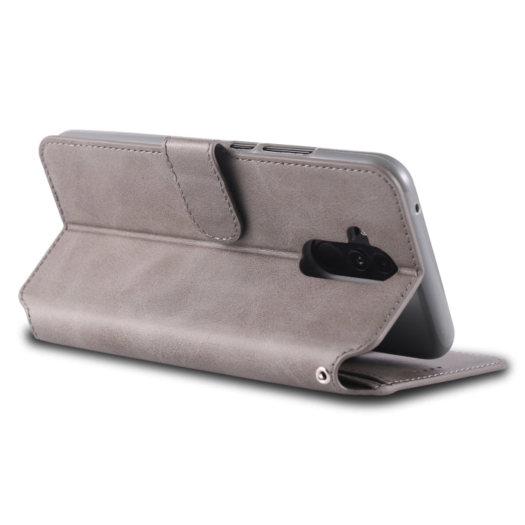 For Huawei Mate 20 Lite / Maimang 7 AZNS Calf Texture Magnetic Horizontal Flip PU Leather Case with Holder & Card Slots & Photo Frame