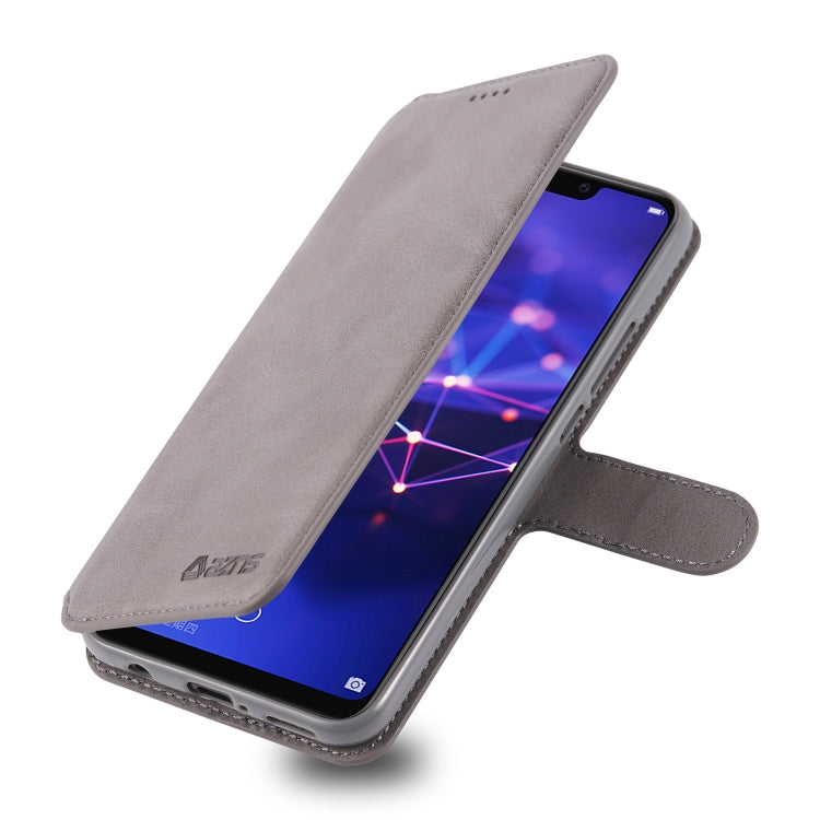 For Huawei Mate 20 Lite / Maimang 7 AZNS Calf Texture Magnetic Horizontal Flip PU Leather Case with Holder & Card Slots & Photo Frame