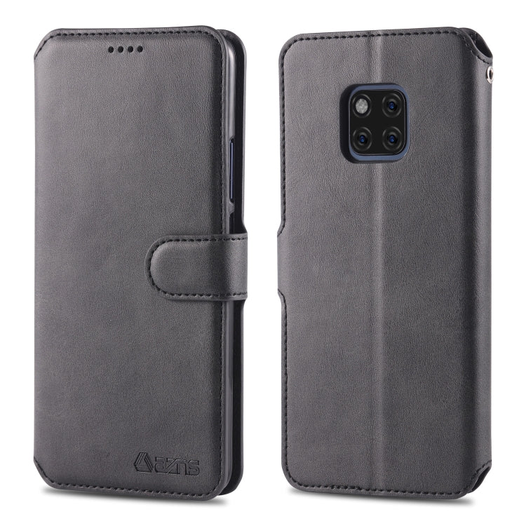 For Huawei Mate 20 Pro AZNS Calf Texture Magnetic Horizontal Flip PU Leather Case with Holder & Card Slots & Photo Frame