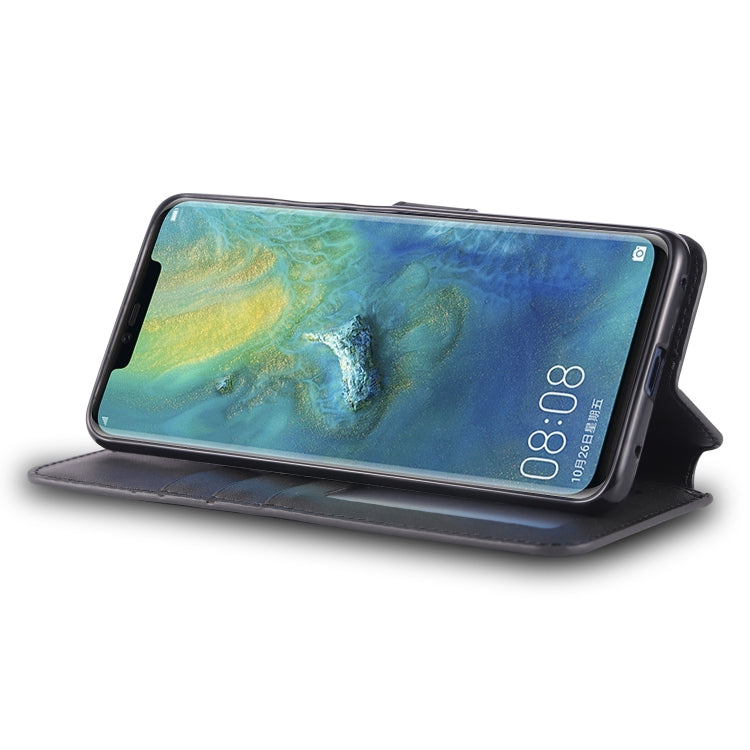 For Huawei Mate 20 Pro AZNS Calf Texture Magnetic Horizontal Flip PU Leather Case with Holder & Card Slots & Photo Frame