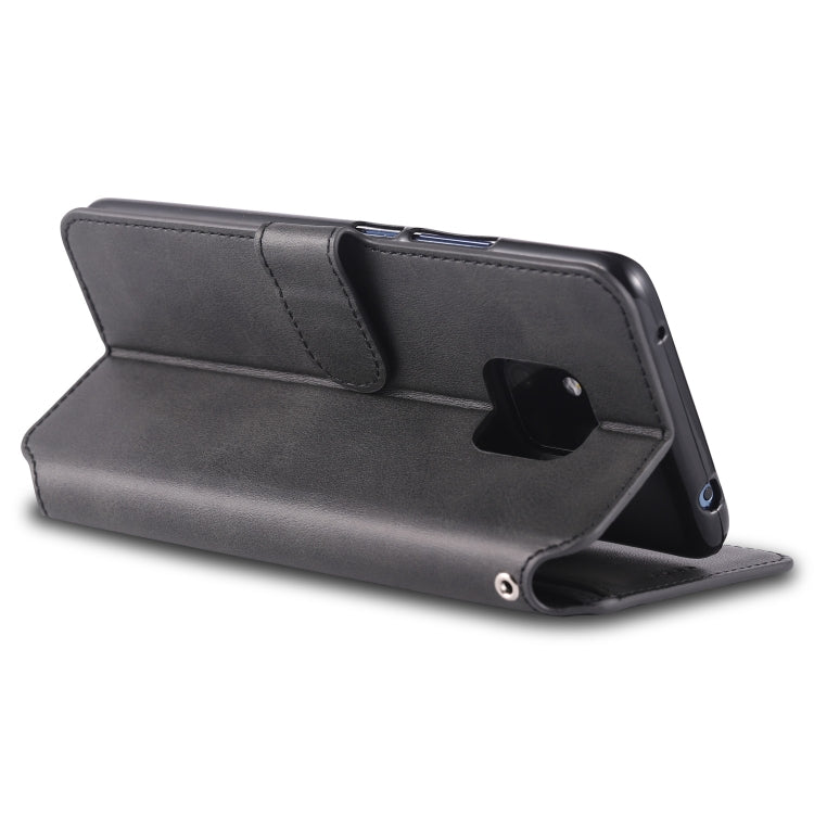 For Huawei Mate 20 Pro AZNS Calf Texture Magnetic Horizontal Flip PU Leather Case with Holder & Card Slots & Photo Frame