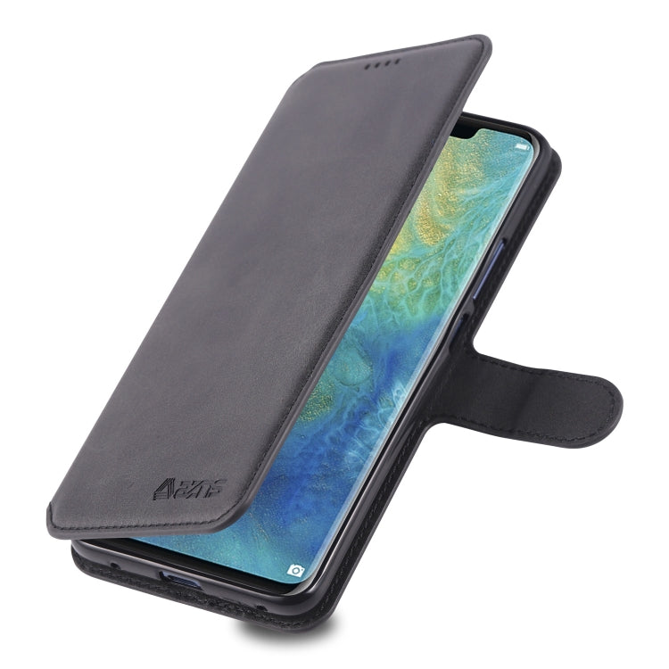 For Huawei Mate 20 Pro AZNS Calf Texture Magnetic Horizontal Flip PU Leather Case with Holder & Card Slots & Photo Frame