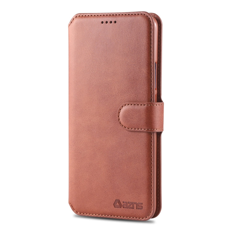 For Huawei Mate 20 Pro AZNS Calf Texture Magnetic Horizontal Flip PU Leather Case with Holder & Card Slots & Photo Frame