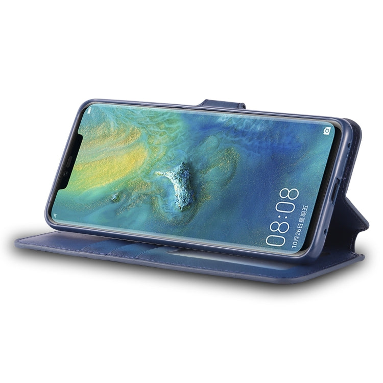 For Huawei Mate 20 Pro AZNS Calf Texture Magnetic Horizontal Flip PU Leather Case with Holder & Card Slots & Photo Frame