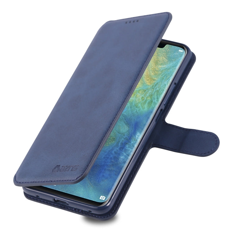 For Huawei Mate 20 Pro AZNS Calf Texture Magnetic Horizontal Flip PU Leather Case with Holder & Card Slots & Photo Frame