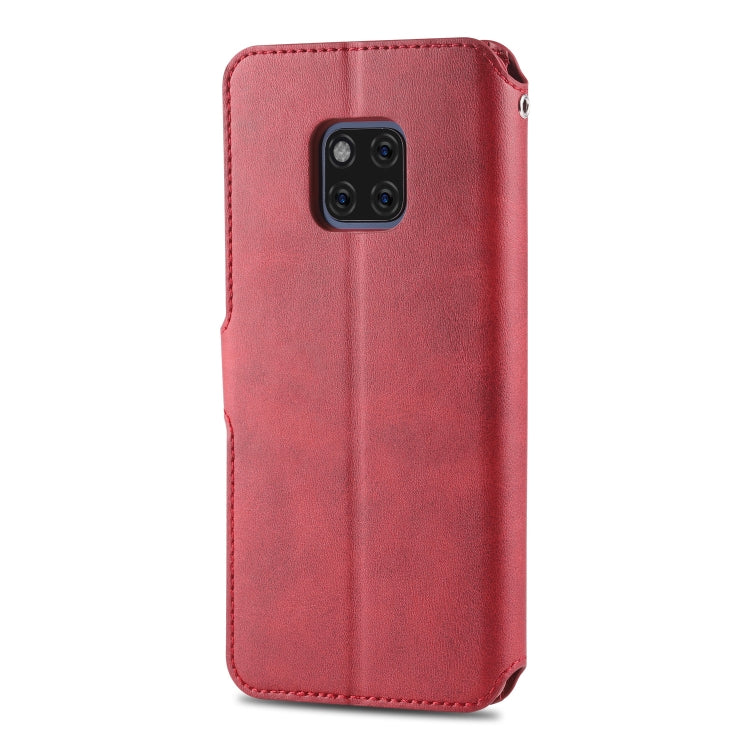 For Huawei Mate 20 Pro AZNS Calf Texture Magnetic Horizontal Flip PU Leather Case with Holder & Card Slots & Photo Frame