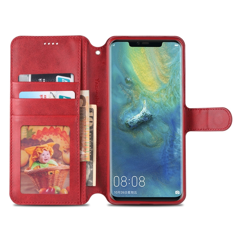 For Huawei Mate 20 Pro AZNS Calf Texture Magnetic Horizontal Flip PU Leather Case with Holder & Card Slots & Photo Frame