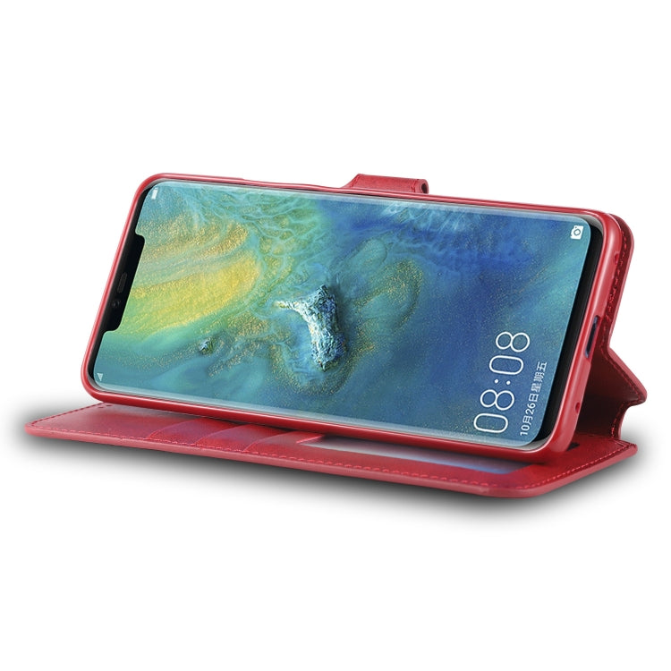 For Huawei Mate 20 Pro AZNS Calf Texture Magnetic Horizontal Flip PU Leather Case with Holder & Card Slots & Photo Frame