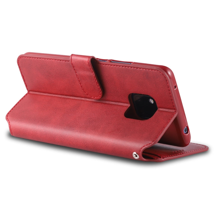 For Huawei Mate 20 Pro AZNS Calf Texture Magnetic Horizontal Flip PU Leather Case with Holder & Card Slots & Photo Frame