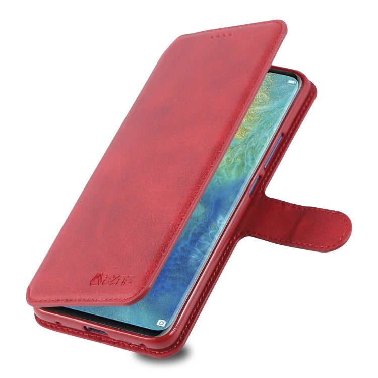 For Huawei Mate 20 Pro AZNS Calf Texture Magnetic Horizontal Flip PU Leather Case with Holder & Card Slots & Photo Frame