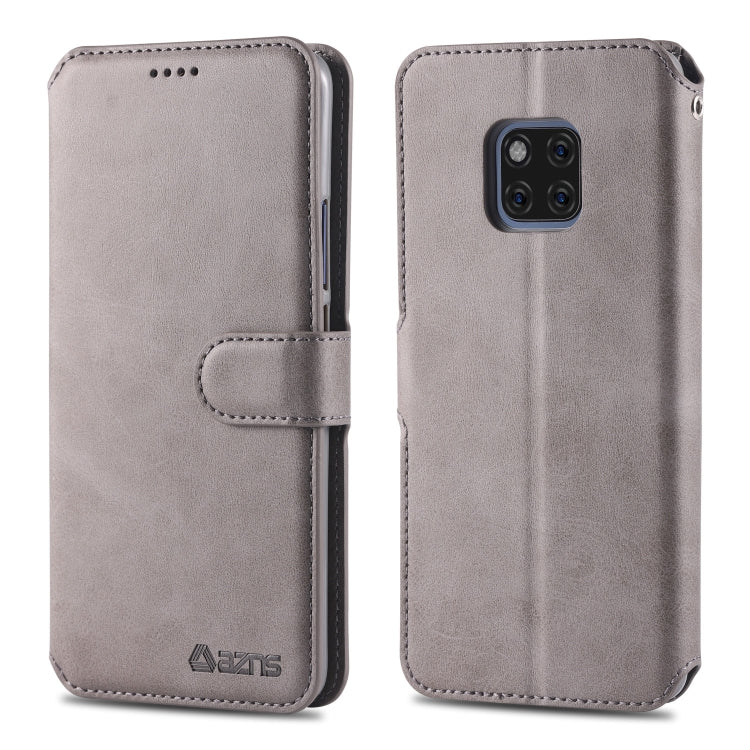 For Huawei Mate 20 Pro AZNS Calf Texture Magnetic Horizontal Flip PU Leather Case with Holder & Card Slots & Photo Frame