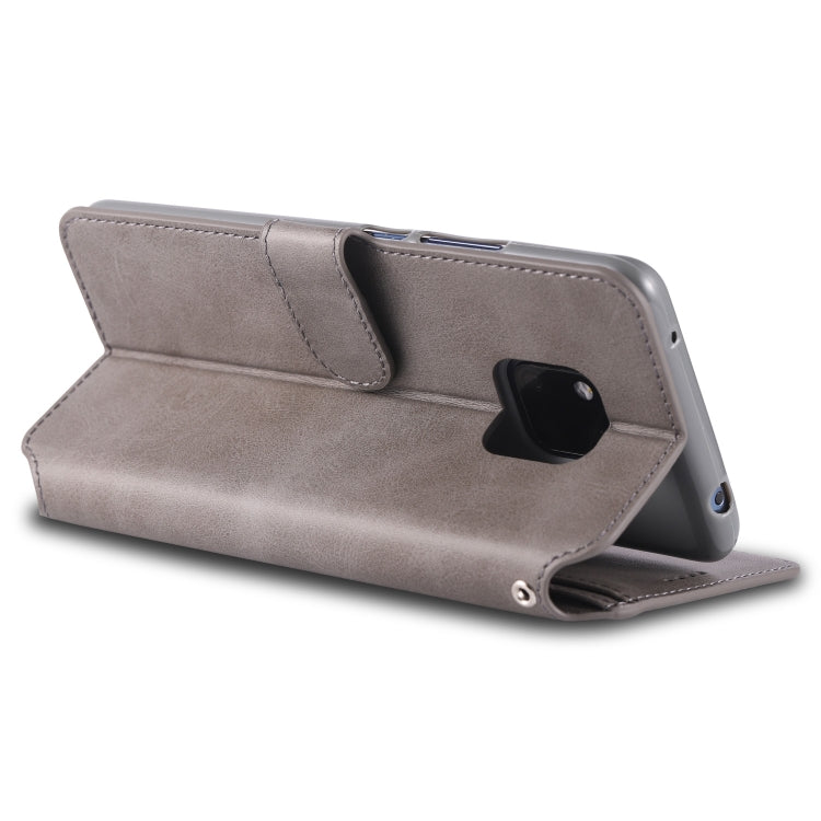 For Huawei Mate 20 Pro AZNS Calf Texture Magnetic Horizontal Flip PU Leather Case with Holder & Card Slots & Photo Frame