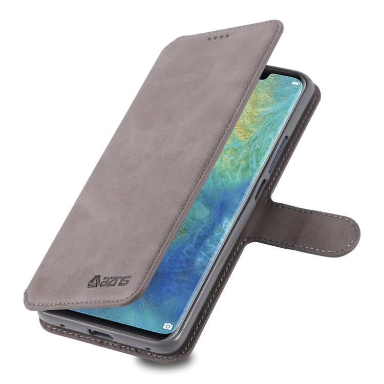 For Huawei Mate 20 Pro AZNS Calf Texture Magnetic Horizontal Flip PU Leather Case with Holder & Card Slots & Photo Frame