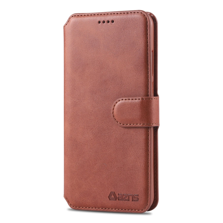 For Huawei P20 AZNS Calf Texture Magnetic Horizontal Flip PU Leather Case with Holder & Card Slots & Photo Frame