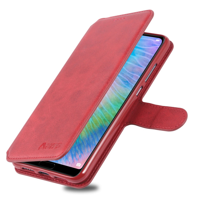 For Huawei P20 AZNS Calf Texture Magnetic Horizontal Flip PU Leather Case with Holder & Card Slots & Photo Frame